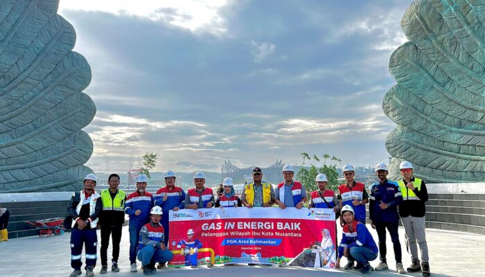 PGN Sukses Alirkan Gas Bumi Ke Monumen Taman Kusuma Bangsa IKN