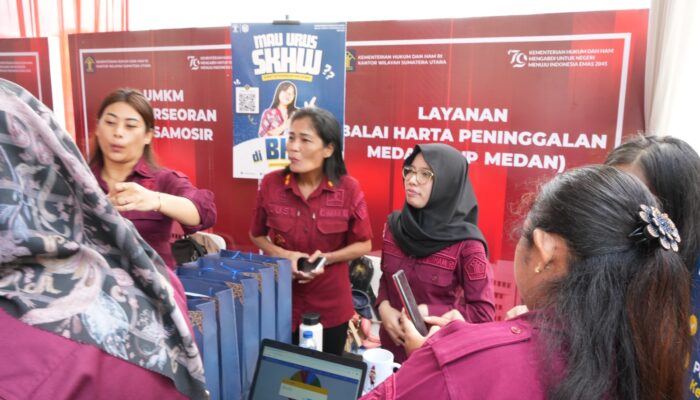 BHP Medan Ikuti Pameran Pelayanan Publik Kanwil Kemenkumham Sumut