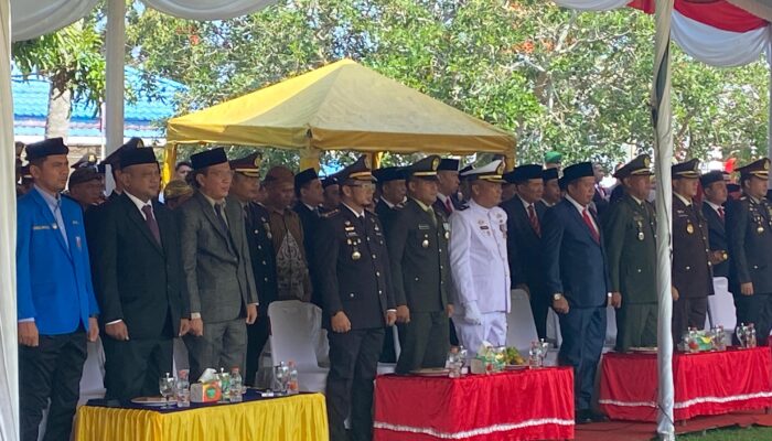 Upacara Peringatan HUT Ke-79 RI Di Lapas Labuhan Ruku Khidmat