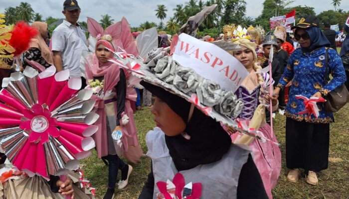 Seribuan Peserta Pawai Karnaval Meriahkan HUT Ke-78 RI Di Darul Aman