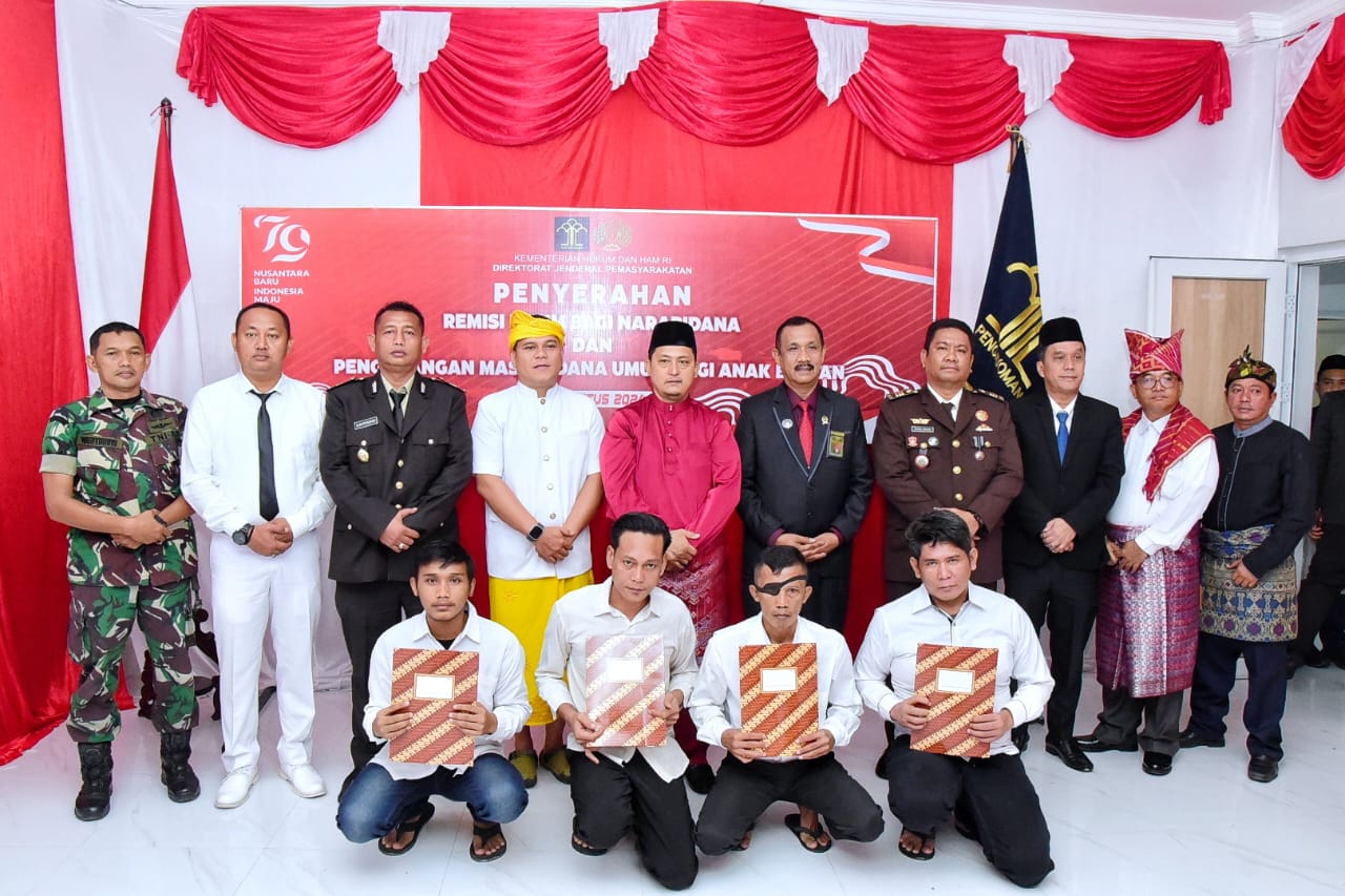 4 Dari 576 Napi Lapas Lubukpakam Dapat Remisi Langsung Bebas