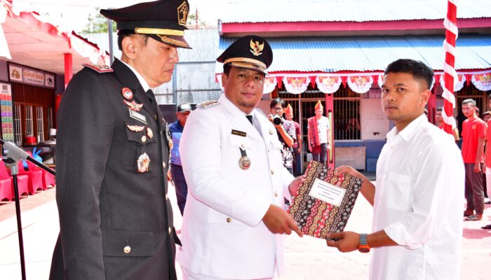 HUT Ke-79 RI, 103 Napi Pangururan Terima Remisi