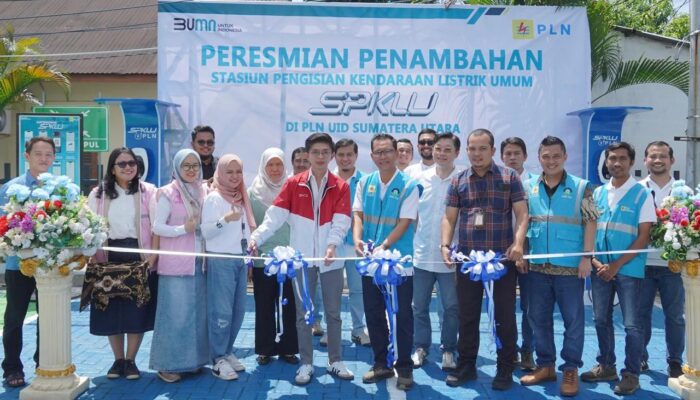 Sambut Hari Pelanggan Nasional, PLN Resmikan SPKLU Baru Di Sumut