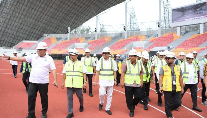 Deputi Kemenko PMK RI Tinjau Pembangunan Venue PON