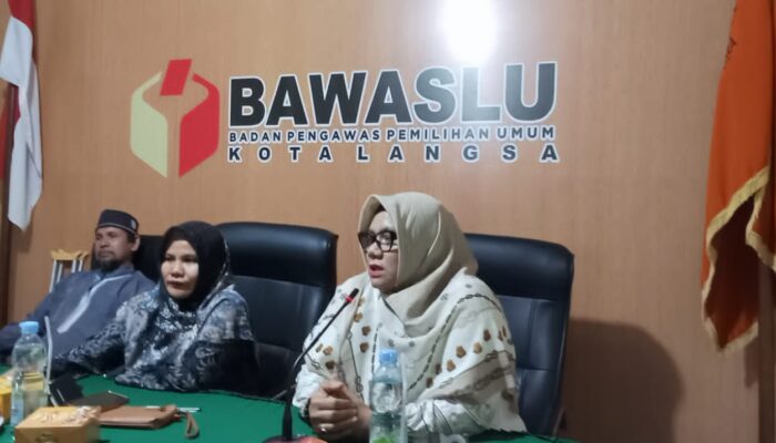 Bawaslu Langsa Gelar Evaluasi Pengawasan Pemilu Dengan Disabilitas