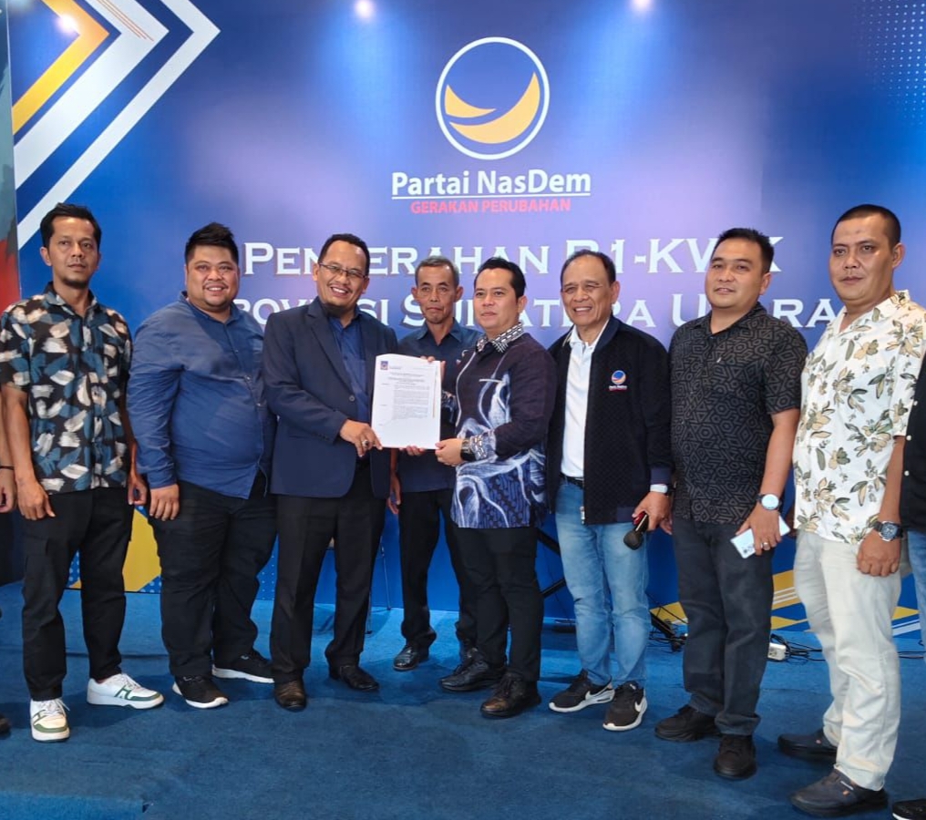 PMA Terima Surat Rekom Model B. Persetujuan Parpol KWK dari Partai NasDem