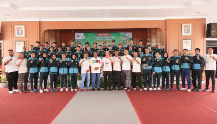 Wali Kota Binjai Lepas 54 Atlet dan 11 Pelatih Menuju PON