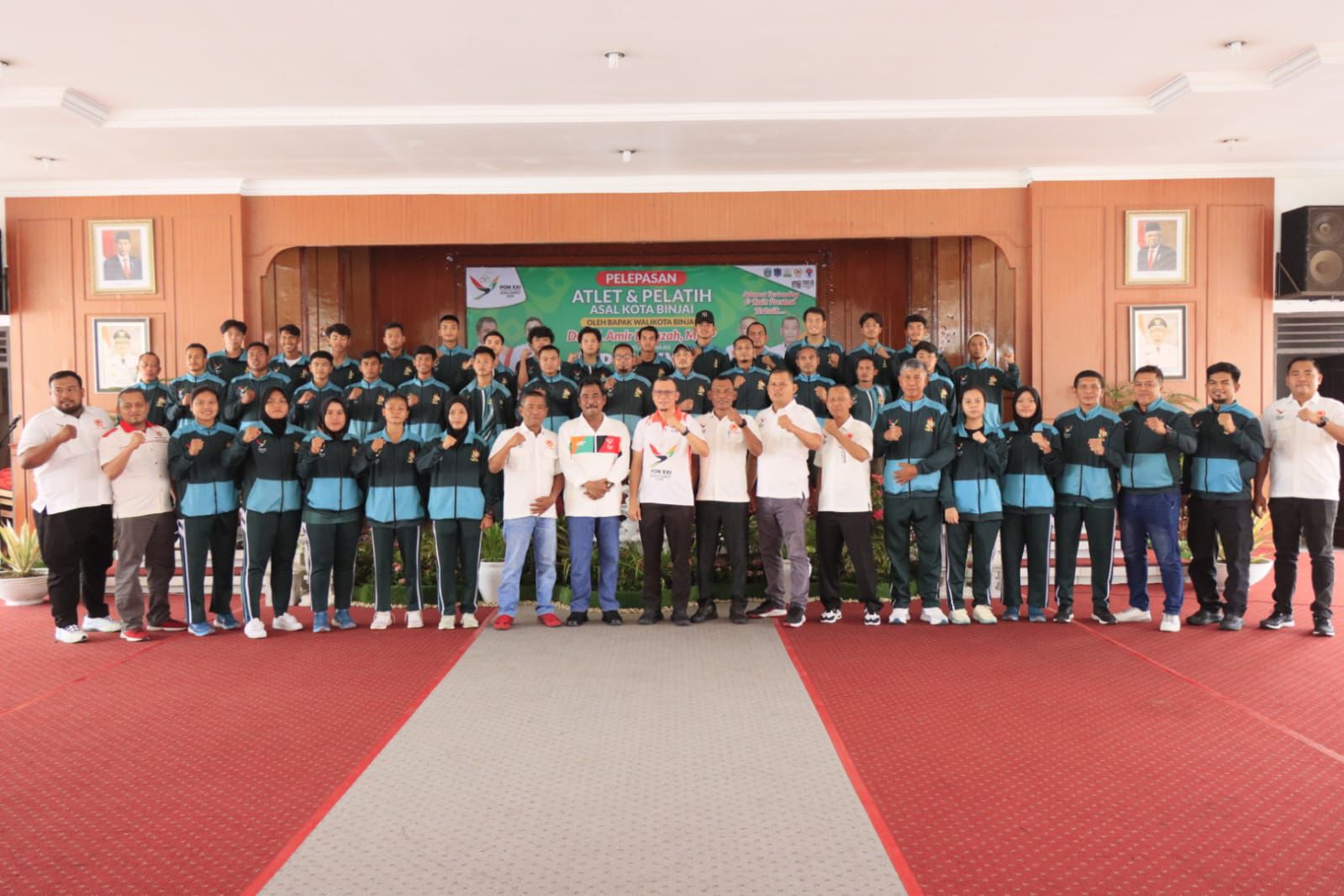 Wali Kota Binjai Lepas 54 Atlet dan 11 Pelatih Menuju PON