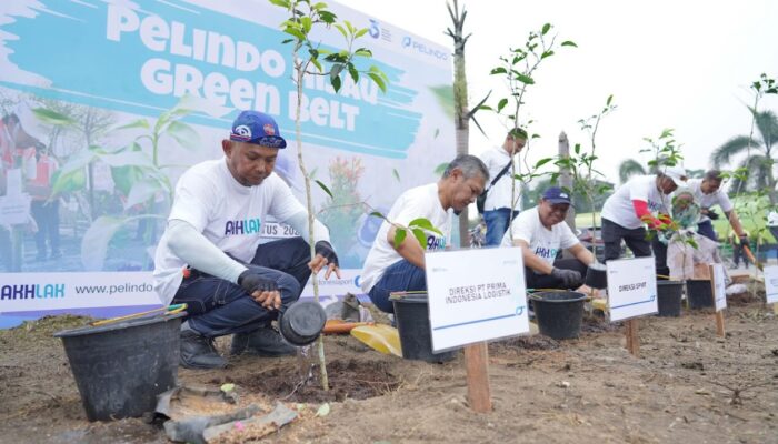 Semarak HUT RI Ke-79, PT PIL Lakukan Program Tanam Pohon