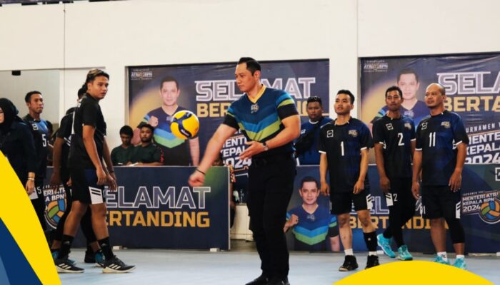 AHY Buka Turnamen Voli Menteri ATR/Kepala BPN Cup 2024