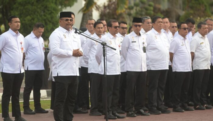 Pimpin Apel Perdana, Pj Gubernur Tegaskan Komitmen Sukseskan PON XXI