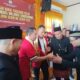 Pendaftaran Paslon Sayuti Abu Bakar-Husaini Disambut Tarian Adat
