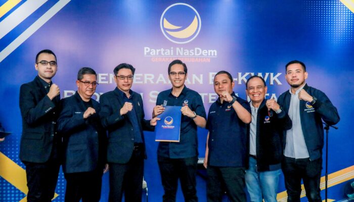 Partai NasDem Serahkan Rekomendasi B1KWK ke Rico-Zaki Maju di Pilkada Medan