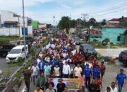 Pasangan PMA – AFN Diiringi Ribuan Warga Bersama Partai Pengusung Daftar Ke KPU