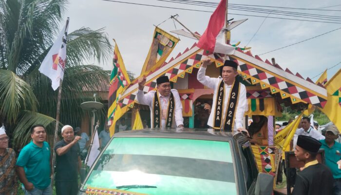 Diusung Partai Penguasa, Duha Resmi Mendaftar Balon Bupati Aceh Singkil
