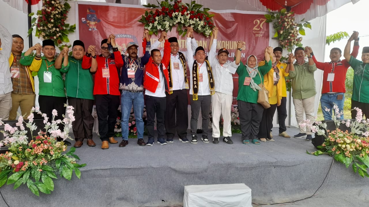 Diusung Partai Penguasa, Duha Resmi Mendaftar Balon Bupati Aceh Singkil