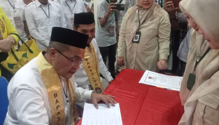 Tiga Paslon Wali Kota Lhokseumawe Mendaftar Ke KIP