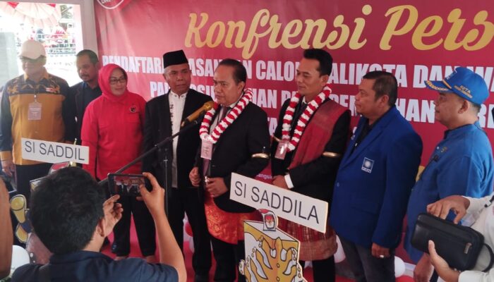 Hapendi-Gempar Daftar Ke KPU Padangsidimpuan