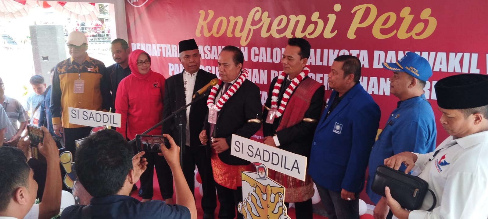 Hapendi-Gempar Daftar Ke KPU Padangsidimpuan