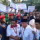 Ribuan Pendukung Lintas Etnis Antar Yusuf-Bayu Daftar Ke KPU Deliserdang