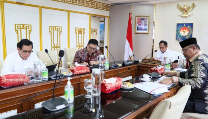 Rapat Dengan Mendagri, Pj Gubernur Paparkan Kesiapan Pelaksanaan PON: Insya Allah Sukses