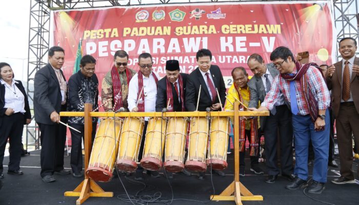 Pesparawi V Sumut Resmi Dibuka, Bupati Toba Ajak Peserta Junjung Sportifivitas