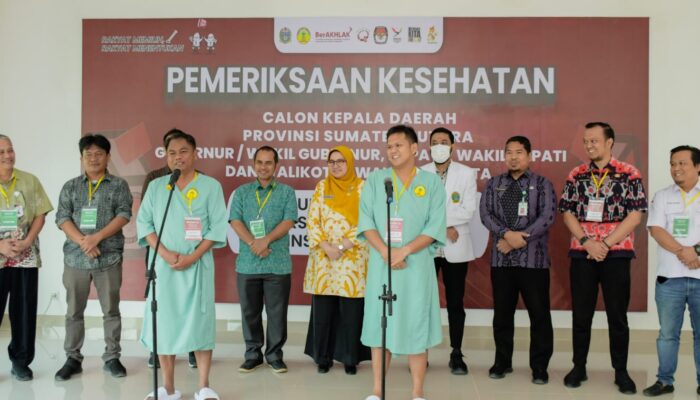 Darma Wijaya-Adlin Jalani Pemeriksaan Kesehatan
