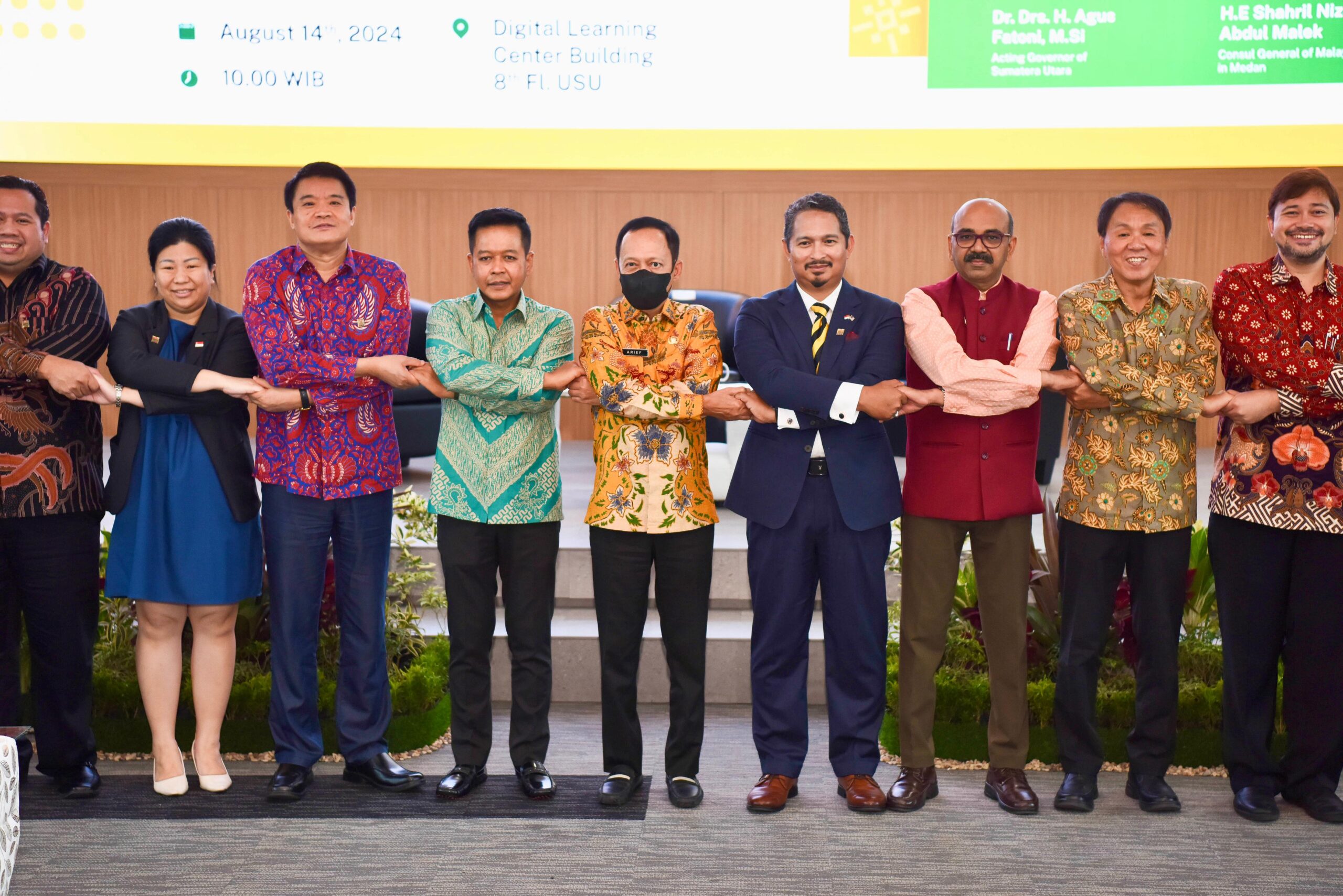 USU Dan Konjen Malaysia Rayakan HUT ke-57 ASEAN, Rektor: Kami Mendukung Kolaborasi Pengembangan IPTEK