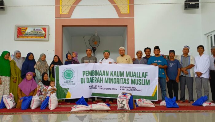 LDK-PAB MUI Sumut Laksanakan Pembinaan Mualaf Di Kutalimbaru