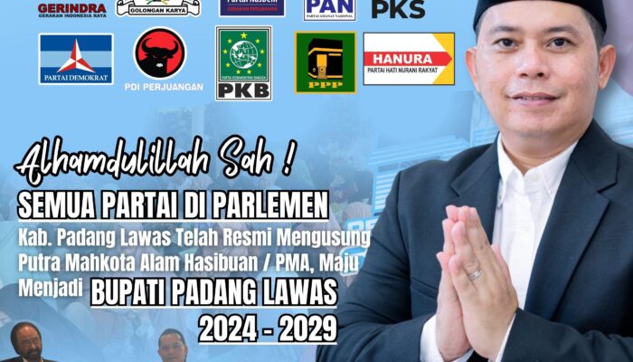 Seluruh Partai Yang Ada Kursi Di DPRD Palas, Rekom Putra Mahkota