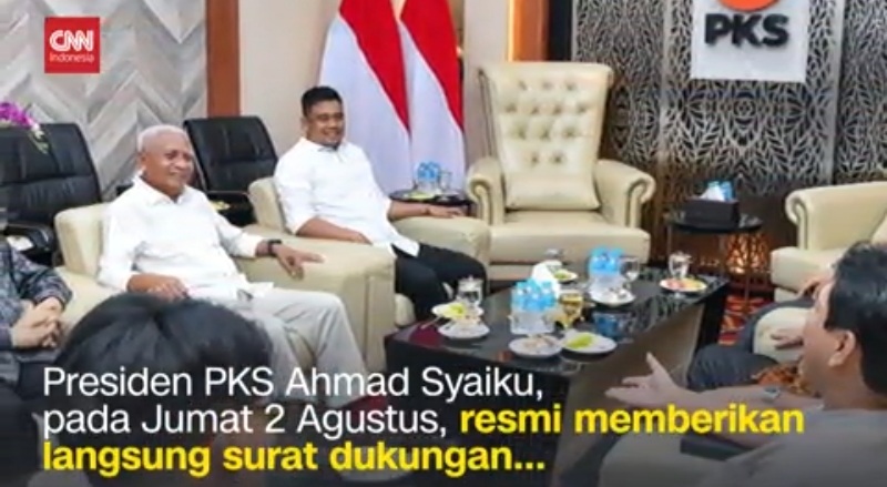 Sah, PKS Resmi Usung Bobby Nasution Di Pilgub Sumut 2024