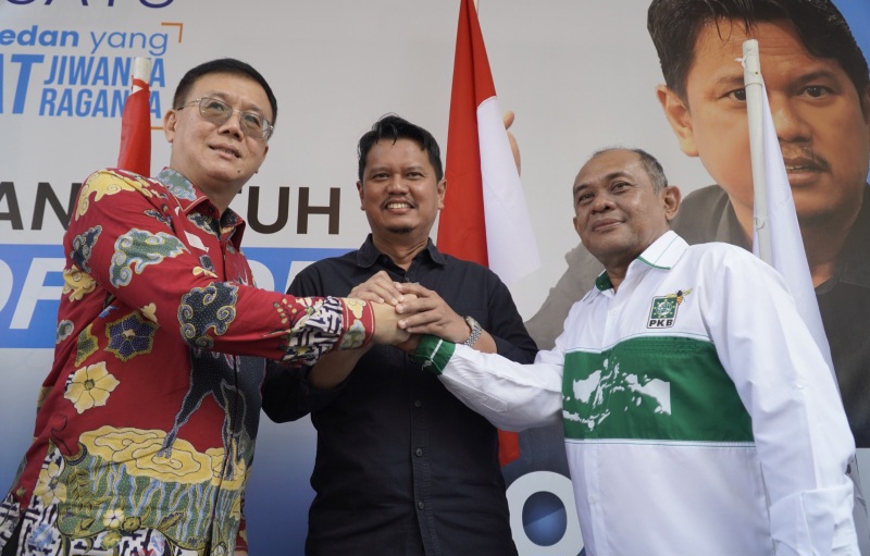 Prof Ridha Siap Berlayar Bersama PDIP Dan PKB: Kekuatan Baru Wajah Perubahan Kota Medan