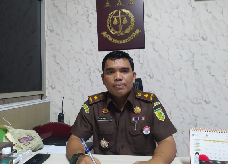 KOORDINATOR Bidang Intelijen Kejatisu Yos A Tarigan. Waspada/Rama Andriawan