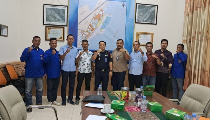 Ketua HNSI Kota Medan Rahman Gafiqi Audiensi Ke PSDKP Belawan