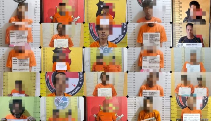 Sepekan Polisi Amankan 161 Pelaku Narkoba