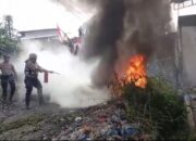 Ratusan Warga Dan Pelajar Hadang Pengukuran Lahan Jl. Serba Guna Labuhandeli