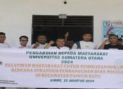 Dosen Ilmu Administrasi Publik FISIP USU Dampingi Penyusunan Renstra Di Desa Tiang Layar