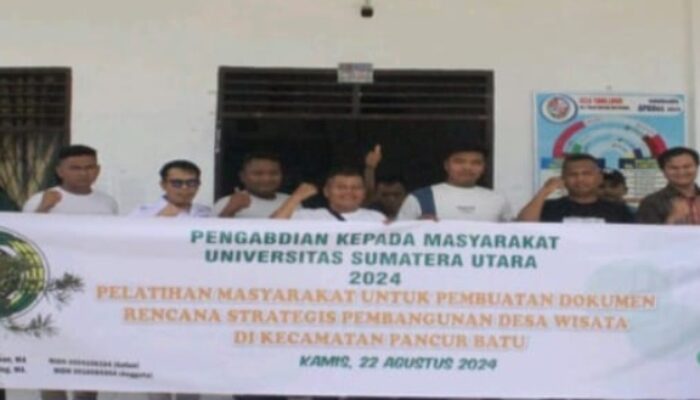 Dosen Ilmu Administrasi Publik FISIP USU Dampingi Penyusunan Renstra Di Desa Tiang Layar
