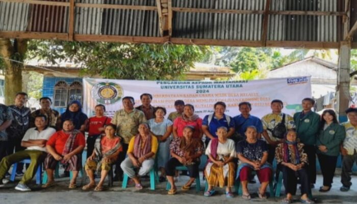 Dosen Ilmu Politik USU Dan  Pemerintah Desa Sukamakmur Gelar Pelatihan BUMDES