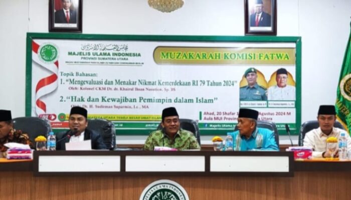 MUI Sumut Gelar Muzakarah Evaluasi Dan Menakar Nikmat Kemerdekaan