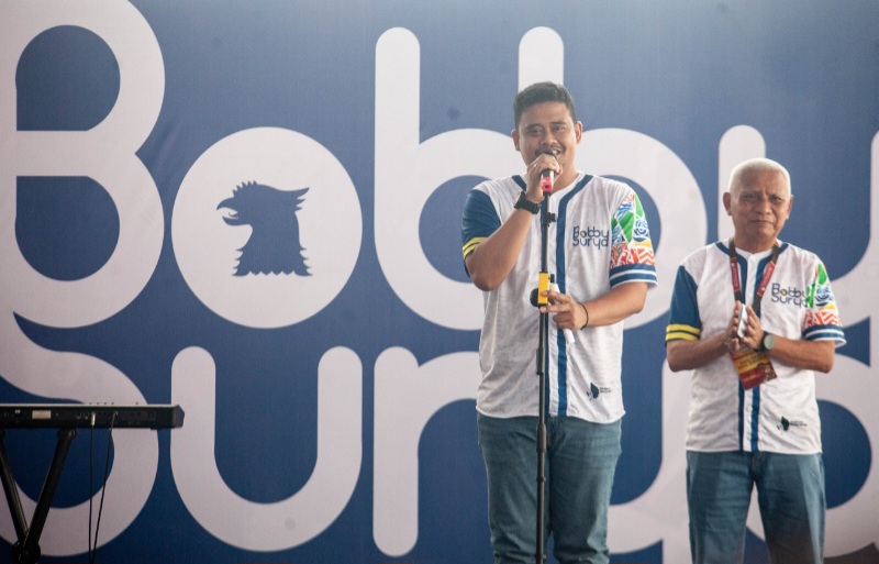PASANGAN Bakal Calon Gubernur dan Wakil Gubernur Sumut Bobby Nasution - H Surya. Waspada/ist
