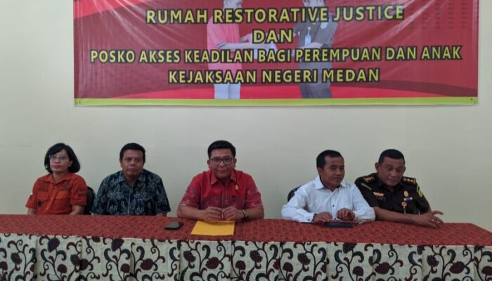 Kajari Medan Resmikan Posko Akses Keadilan Bagi Perempuan Dan Anak