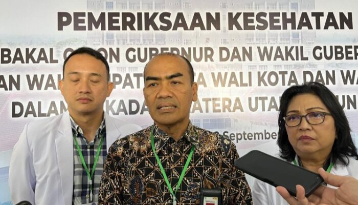 RS Adam Malik Medan Laksanakan Rangkaian Pemeriksaan Kesehatan Paslon Kepala Daerah
