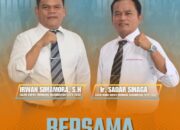 Optimalkan Perjuangan Di Pilkada Humbahas, Irwan Simamora-Sadar Sinaga Siap Wakafkan Diri di Masyarakat