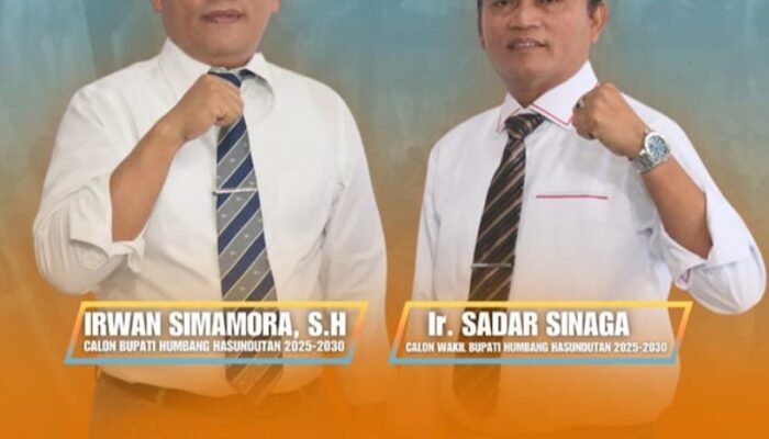 Optimalkan Perjuangan Di Pilkada Humbahas, Irwan Simamora-Sadar Sinaga Siap Wakafkan Diri di Masyarakat