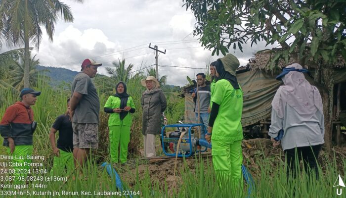 UPT Kementan Kawal Pompanisasi Di Kab. Karo
