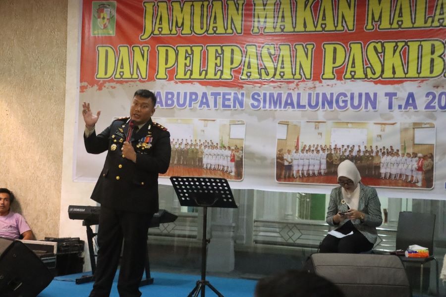 Pelepasan Paskibraka, Ini Pesan Kapolres Simalungun Pelepasan Paskibraka, Ini Pesan Kapolres Simalungun