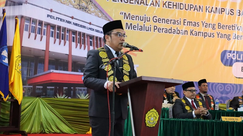 Direktur Politeknik Negeri Lhokseumawe (PNL) Ir Rizal Syahyadi, ST. M.Eng.Sc. IPM. ASEAN.Eng. APEC.Eng. Waspada/Ist