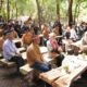 Suasana acara di Desa Wisata Jaboi yang merupakan desa yang masuk dalam 50 besar ADWI 2024 turut dihadiri Staf Ahli Bidang Usaha Kemenparekrab/Baparekraf, Masruroh. (Waspada/T. Zakaria)