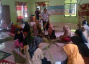 PKM Universitas Samudra Kenalkan Aneka Kerajinan Lidi Sawit Ke KWT